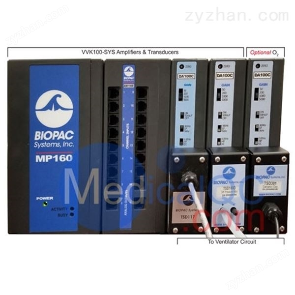 BIOPAC VVK100-SYS呼吸驗(yàn)證系統(tǒng)圖片